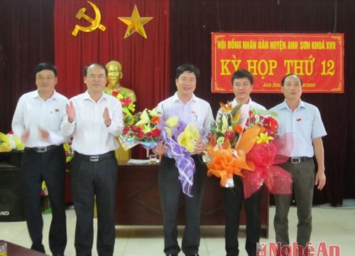 Đồng chí Nguyễn Hữu Sáng được bầu giữ chức vụ Chủ tịch UBND huyện Anh Sơn