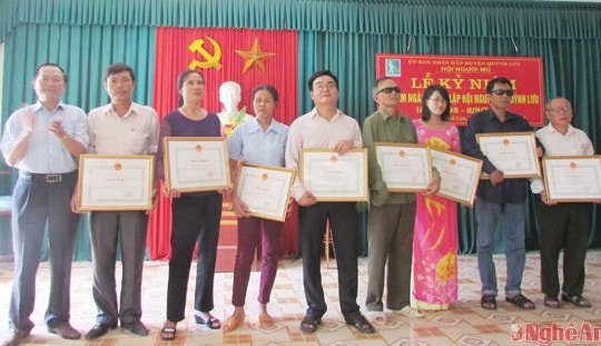 Hội người mù Quỳnh Lưu kỷ niệm 20 năm thành lập