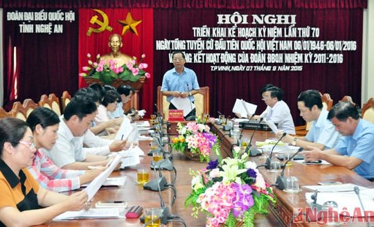 Triển khai kế hoạch kỷ niệm 70 năm Ngày Tổng tuyển cử đầu tiên Quốc hội Việt Nam