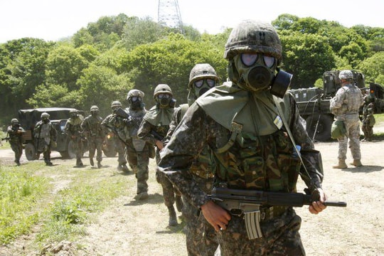 Mỹ, Hàn Quốc diễn tập đối phó các cuộc tấn công bằng vũ khí sinh học