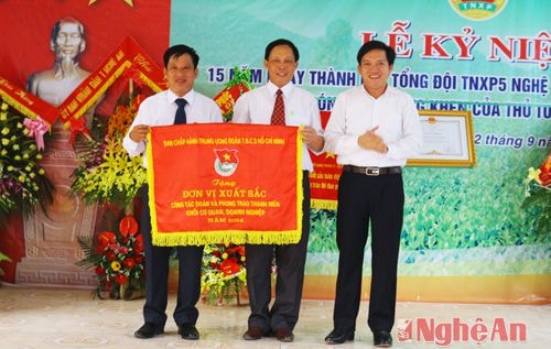 Tổng đội TNXP 5 Nghệ An kỷ niệm 15 năm ngày thành lập