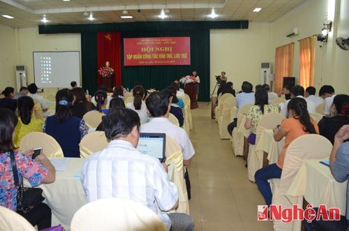 Chi cục Văn thư – Lưu trữ tập huấn nghiệp vụ  năm 2015