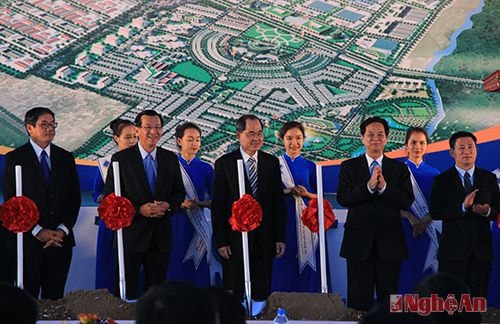 Khởi công Dự án Khu công nghiệp, đô thị - dịch vụ VSIP Nghệ An