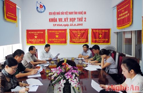 Góp ý xây dựng chương trình hoạt động Hội nhà báo tỉnh