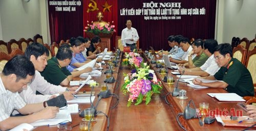 Đoàn đại biểu Quốc hội góp ý dự thảo Bộ Luật tố tụng hình sự (sửa đổi)