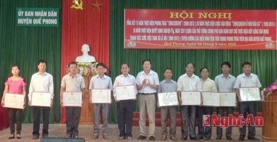 Quế Phong: Nâng cao chất lượng phong trào "Toàn dân đoàn kết xây dựng đời sống văn hóa"