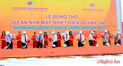 Động thổ Dự án Nhà máy Nhiệt điện Quỳnh Lập 1