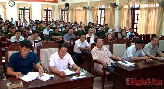 Đại biểu Quốc hội tiếp xúc cử tri Nghi Lộc, Cửa Lò