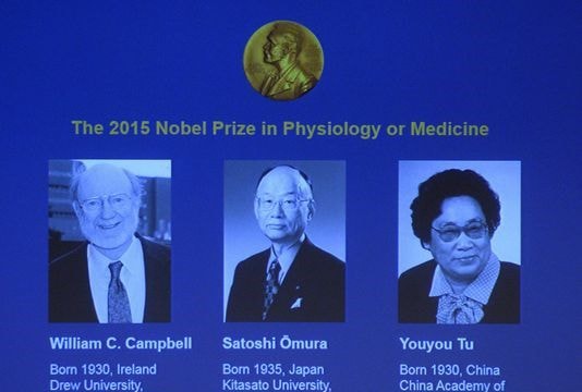 Nhà khoa học Ireland, Nhật Bản và Trung Quốc nhận giải Nobel Y học