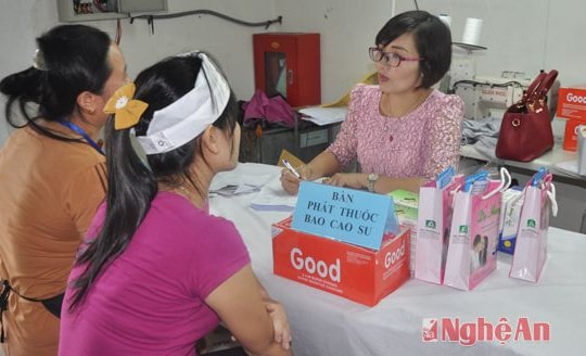 450 nữ công nhân được khám, siêu âm miễn phí