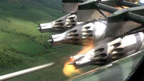 Trực thăng của Sư đoàn 371 bắn rốc két, xuất sắc tiêu diệt mục tiêu mặt đất