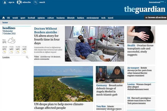 Công bố kết quả giải thưởng Truyền thông Điện tử thế giới