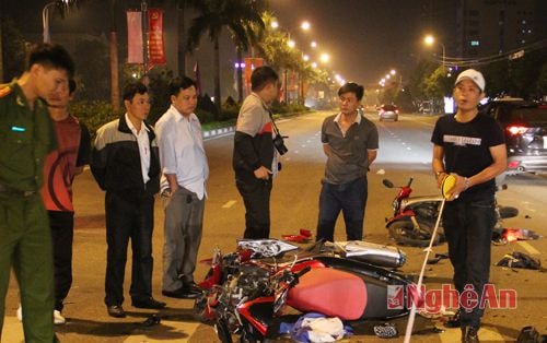 Tai nạn xe máy,hai người thương vong