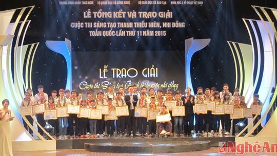 Học sinh Nghệ An đạt giải cao ở Cuộc thi sáng tạo toàn quốc