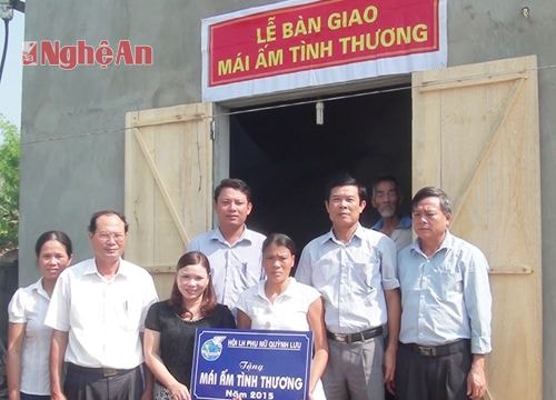 Quỳnh Lưu: Hỗ trợ 35 triệu đồng xây dựng "Mái ấm tình thương"