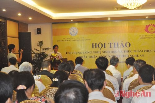 Ứng dụng công nghệ sinh học phục vụ phát triển nông nghiệp