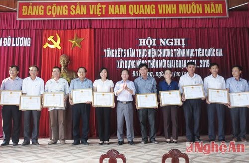 Đô Lương phấn đấu trở thành huyện NTM trong năm 2020