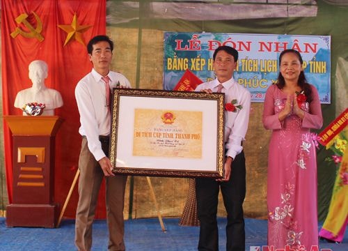 Lễ đón nhận bằng di tích lịch sử đình Phúc Xá