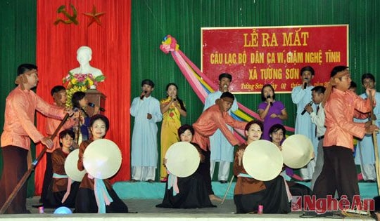 Huyện Anh Sơn: Ra mắt CLB Dân ca ví, giặm Nghệ Tĩnh thứ 7