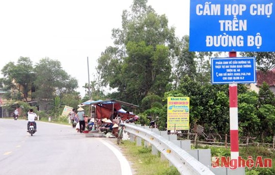 Thông tin về tình trạng lấn chiếm lòng, lề đường tại thôn Tân Hà là đúng