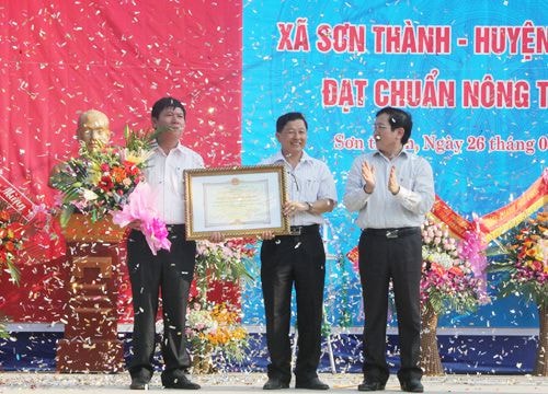 Xã Sơn Thành đón nhận Huân chương Lao động hạng Nhì