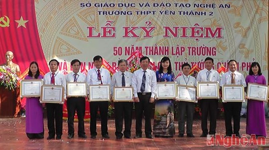 Trường THPT Yên Thành 2  Kỷ niệm 50 thành lập