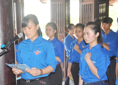 Kết nạp 16.555 đoàn viên mới tại các di tích lịch sử cách mạng