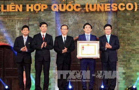 Lễ kỷ niệm 70 năm thành lập UNESCO tại Hoàng thành Thăng Long