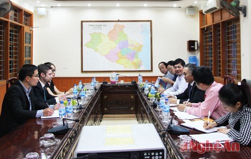 Tham tán Kinh tế Đại sứ quán Ba Lan tìm hiểu cơ hội đầu tư tại Nghệ An