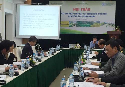 Giải pháp  xây dựng nông thôn mới bền vững ở các xã khó khăn