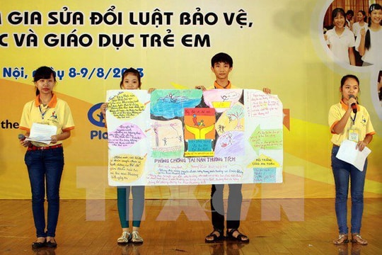 Phát động cuộc thi hùng biện để trẻ em nói về quyền của mình