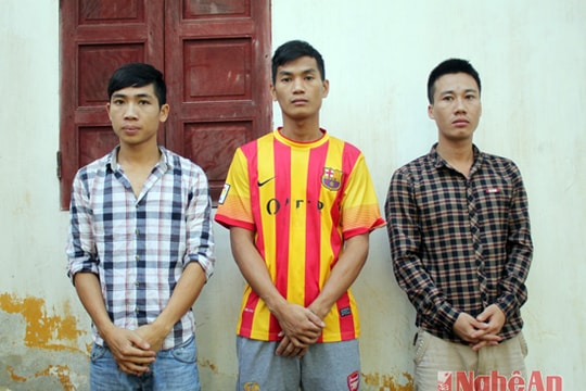 3 đối tượng trộm 9 xe máy sa lưới