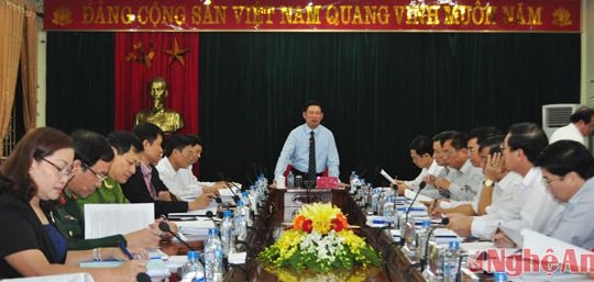 Quyết liệt hành động, thực hiện Nghị quyết Đại hội Đảng bộ tỉnh khóa XVIII.