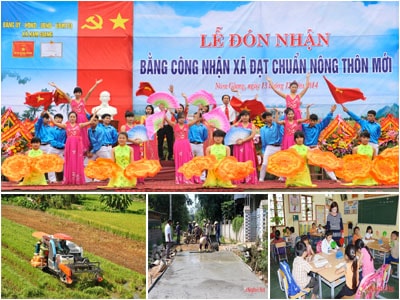 [Infographics] Nông thôn mới ở Nghệ An - 5 năm một chặng đường