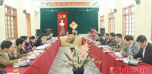 Kiểm tra quy chế dân chủ cơ sở tại huyện Qùy Hợp