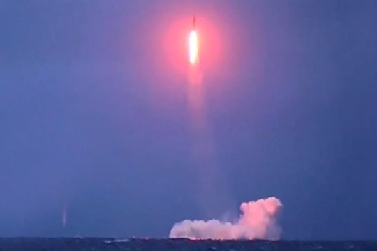 Nga phóng thử thành công tên lửa liên lục địa từ tàu ngầm hạt nhân