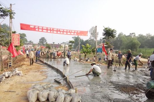 20.000 tỷ đồng huy động xây dựng NTM