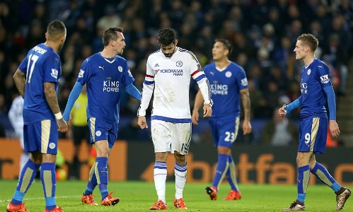 Chelsea cúi đầu trước đội nhất bảng Leicester