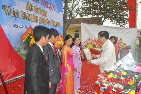Xã Nghĩa Tiến  (Thái Hòa) huy động 120 tỷ đồng xây dựng nông thôn mới