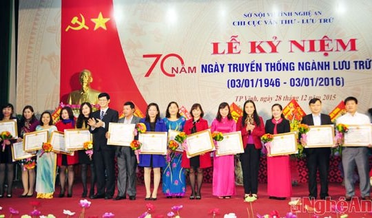 Kỷ niệm 70 năm Ngày truyền thống ngành Văn thư - lưu trữ