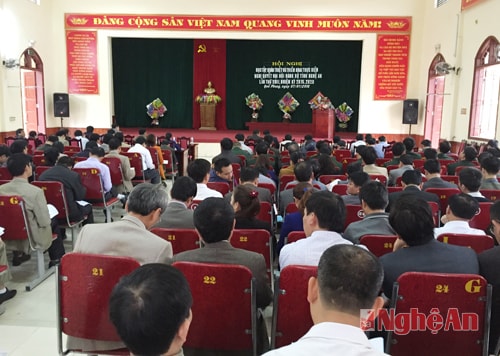 Quế Phong triển khai Nghị quyết Đại hội Đảng bộ tỉnh lần thứ XVIII