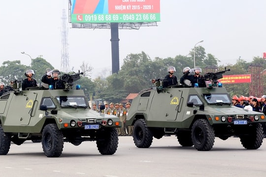 Các lực lượng xuất quân bảo vệ Đại hội Đảng