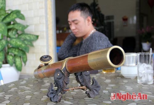 Chiêm ngưỡng chiếc điếu cày bạc triệu ở Nghệ An