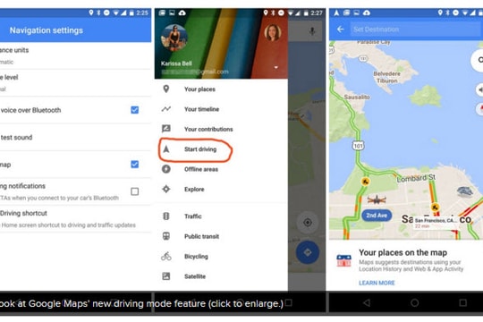 Google Maps sẽ có thêm chức năng dự đoán đường đi