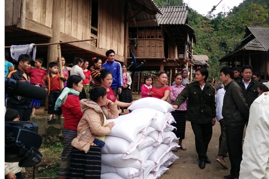 Phân bổ hơn 3.617 tấn gạo cứu đói dịp Tết Bính Thân 2016