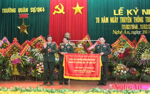 Kỷ niệm 70 năm ngày thành lập Trường Quân sự Quân khu 4