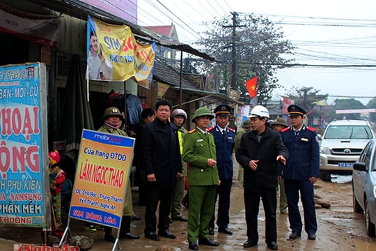 Yên Thành: Tái lấn chiếm hành lang ATGT ở nhiều nơi