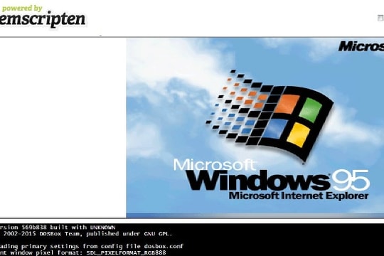 Chạy Windows 95 từ... trình duyệt web