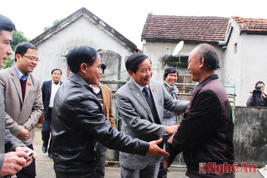 Ủy ban Đối ngoại Quốc hội tặng quà Tết tại Tân Kỳ, Thanh Chương