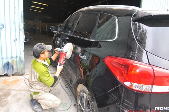 Dịch vụ chăm sóc xe hơi hút khách ngày giáp tết